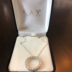 Kay Jewelers 14k white gold necklace